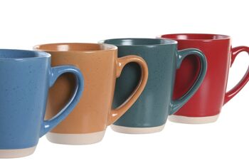 TASSE EN GRÈS 11X7.8X8.5 240ML, MARBRÉ 4 ASSORTIMENTS. PC205090 2