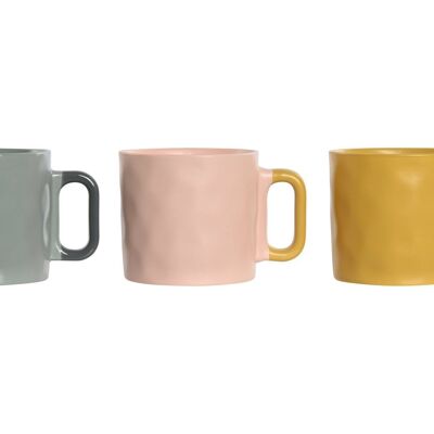 NOUVELLE TASSE EN PORCELAINE OS 13X10X9 400ML. 3 SURT. PC211628