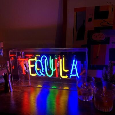 Tequila' Glass Neon Sign