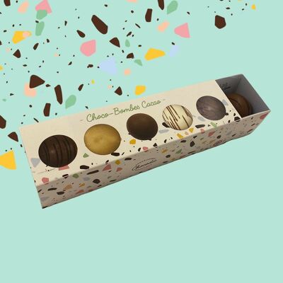 Bombe al cioccolato | raccolta di frammenti | Cioccolato artigianale cioccolatoso