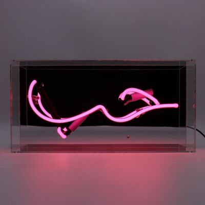 HUB' (Amour en arabe) Enseigne néon en verre