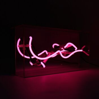 HUB' (Amour en arabe) Enseigne néon en verre 4