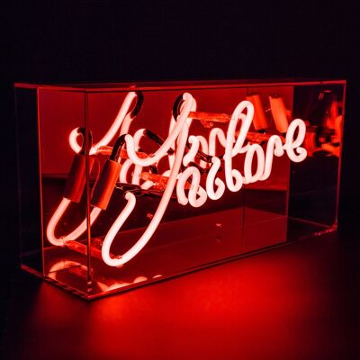 J'adore' Glass Neon Sign