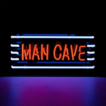 Enseigne néon en verre Man Cave 1