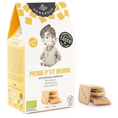 BISCUIT PIERRE P’TIT BEURRE 100g - Carton de 8 étuis