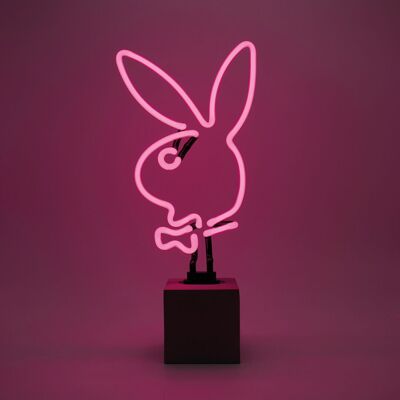 Playboy X Locomocean - Insegna al neon "Playboy Bunny" - Rosa