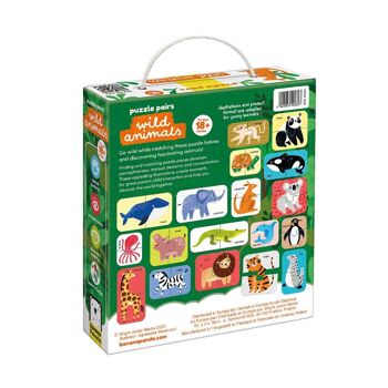 Puzzle Paires Animaux Sauvages 18m+ 5