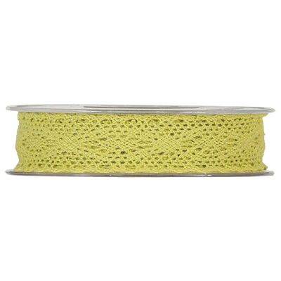 Ruban dentelle 25mm x8m Vert