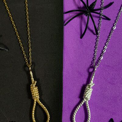 Gothic Pendant / Rope Shape Pendant / HALLOWEEN Accessory