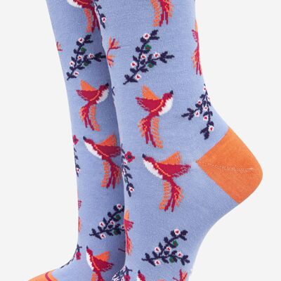 Women's Hummingbird Bamboo Socks