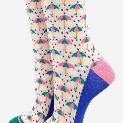 Women's Umbrella and Rain Bamboo Socks