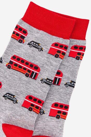 Chaussettes en bambou Big Red Bus et Black Cab pour hommes 2