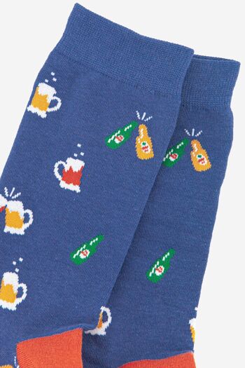 Chaussettes en bambou Beers and Cheers Celebration pour hommes 2