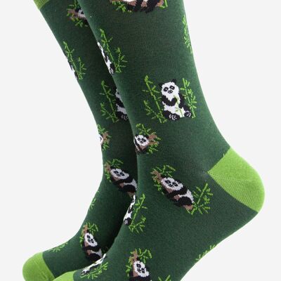 Men's Lazy Panda Bamboo Socks