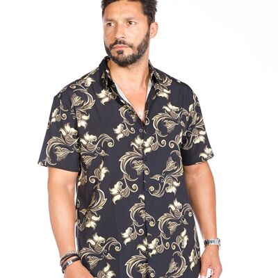 CHEMISE FLORAL OR