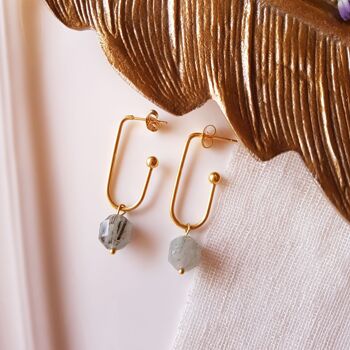 Boucles d'oreilles christine rutile 1