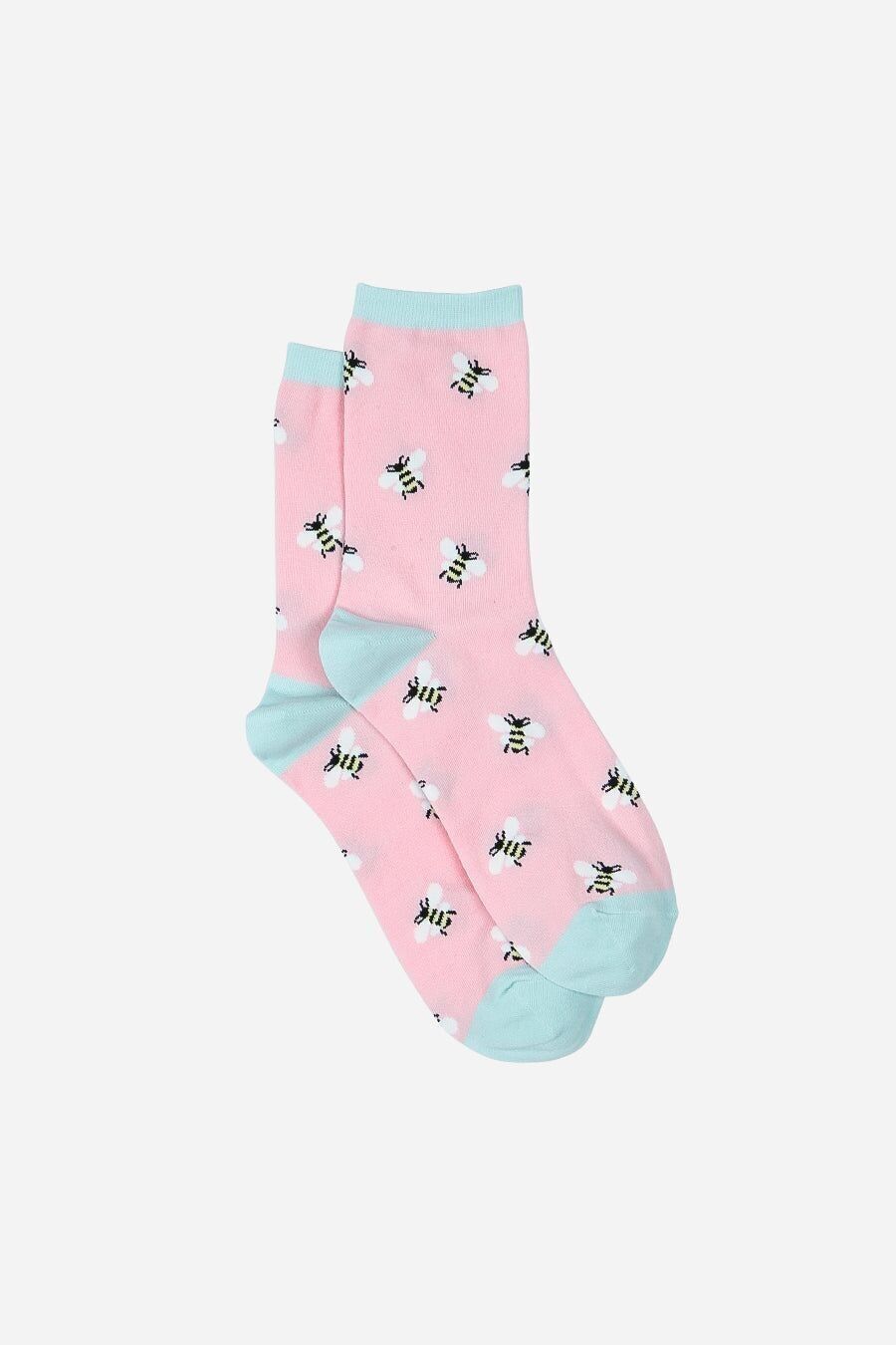 Damen Bambus Bienensocken Hummeln Söckchen Neuheit Pink