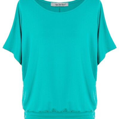 Van Der Rich ® - T-shirt oversize con maniche a pipistrello - Donna