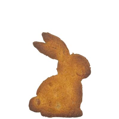 Pasqua: biscotto “coniglietti masticabili” matcha e arancia