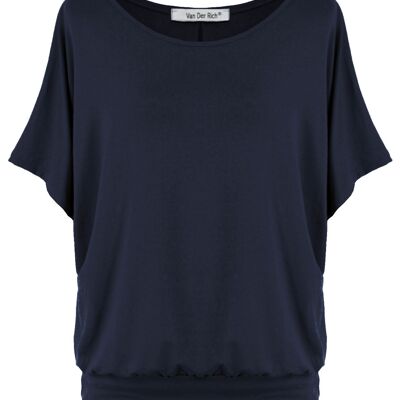Van Der Rich ® - T-shirt oversize con maniche a pipistrello - Donna