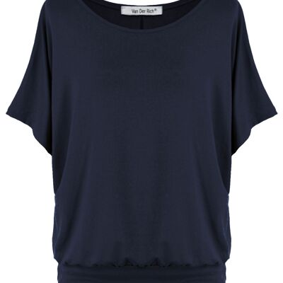 Van Der Rich ® - Camiseta extragrande con manga de murciélago - Mujer