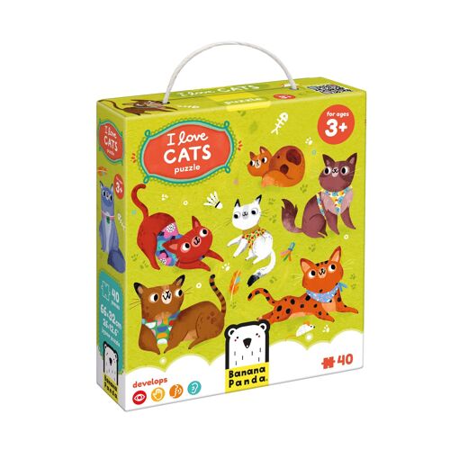 I Love Cats Puzzle 3+