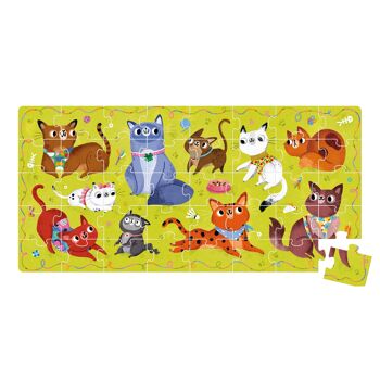 J'aime les chats Puzzle 3+ 3