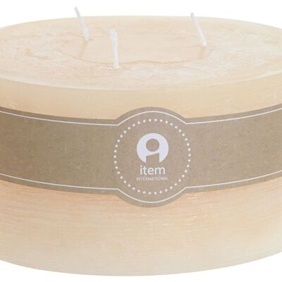 WAX CANDLE 15X15X7.5 1050 GR, 65 HOURS NATURAL VE209666