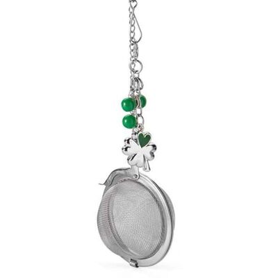 Tea infuser / tea ball - "Charm Cloverleaf"