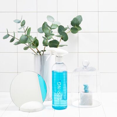 Spray nettoyant rechargeable  -  Vitres et miroirs