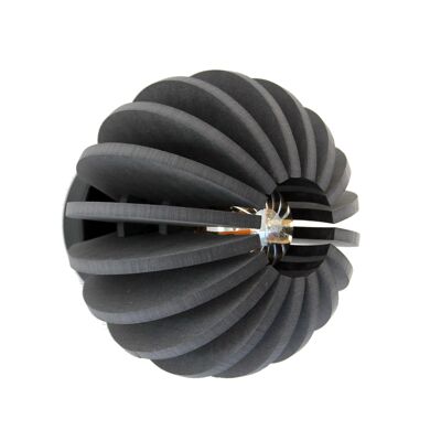 Wandleuchte D 20cm Wrecking Ball Schwarz