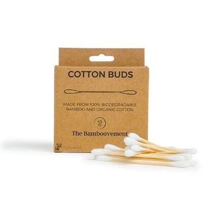 Cotton fioc di bambù sostenibili ed ecologici