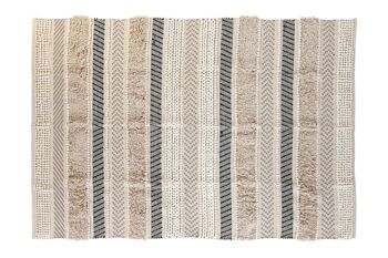 TAPIS COTON 230X160X1 1600 GR BEIGE TX204341 1