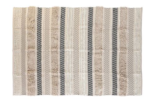 Alfombra Algodon 230X160X1 1600 Gr Beige TX204341