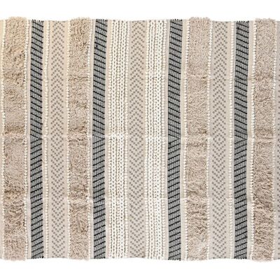 Alfombra Algodon 230X160X1 1600 Gr Beige TX204341