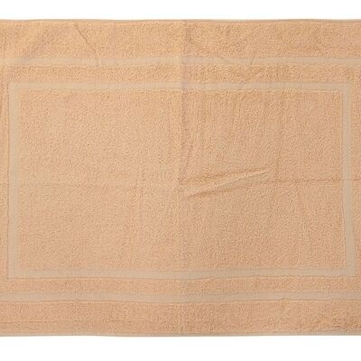 COTTON MAT 80X50X1 600GSM BATHROOM PEACH TX200377