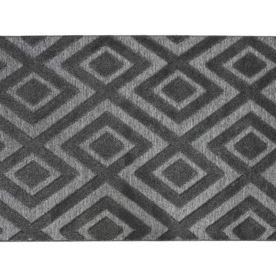 ALFOMBRA POLIESTER 200X140X0 350 GSM GRIS OSCURO TX210517