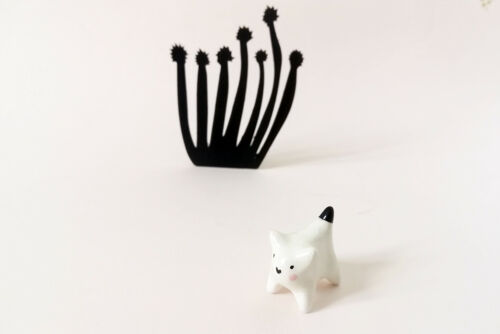 Céramique miniature chat