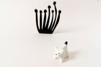 Céramique miniature chat 1