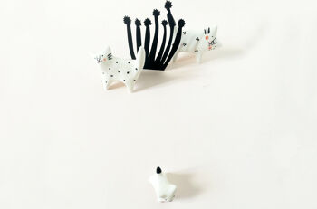 Céramique miniature chat 5