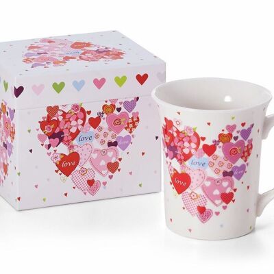 Tasse à thé "Valentino" - dans un coffret cadeau - 320ml