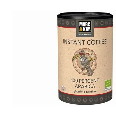 Marc & Kay Instant Coffee kbA - 100 Percent Arabica - 100g