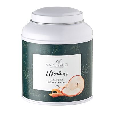 Elfenkuss - mezcla de té verde aromatizada - 100 g - Edición Blanca