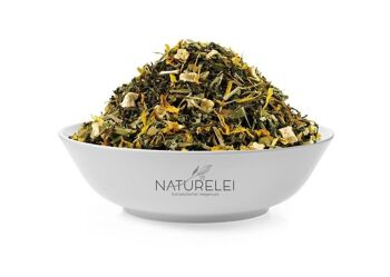 Gingembre / Agrumes / Miel - mélange de thé vert naturellement aromatisé - 100g 1