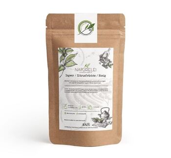 Gingembre / Agrumes / Miel - mélange de thé vert naturellement aromatisé - 100g 2