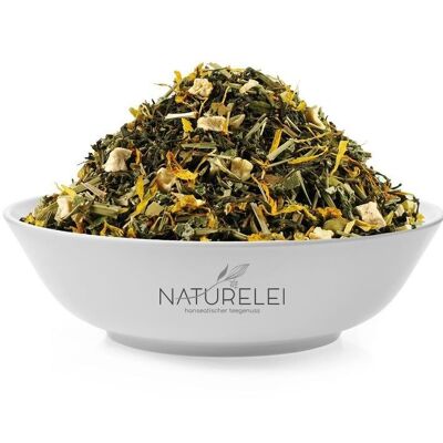 Ginger / Citrus / Honey - naturally flavored green tea blend - 500g