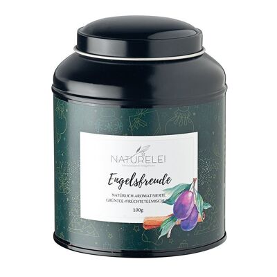 Engelsfreude - Miscela di tè verde/tè alla frutta aromatizzata naturalmente - 100 g - Black Edition