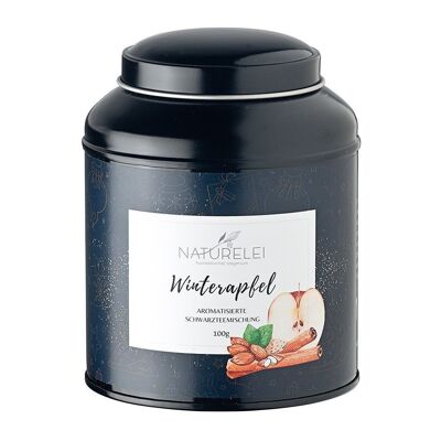 Pomme d'hiver - mélange de thé noir aromatisé - 100g - Black Edition