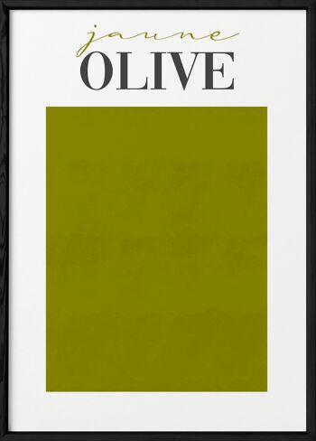 Affiche Jaune Olive 3