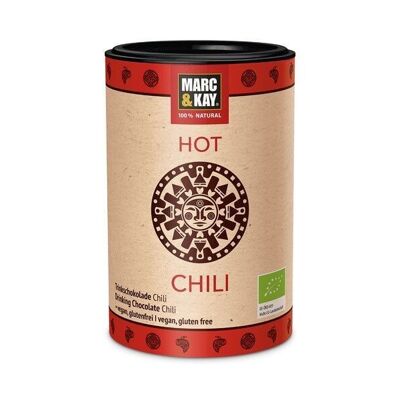 Marc & Kay Chili de chocolate orgánico para beber - Chili picante - 250 g